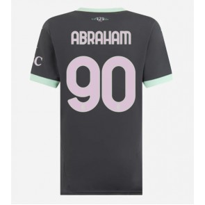 AC Milan Tammy Abraham #90 Replika Tredjetrøje Dame 2024-25 Kortærmet